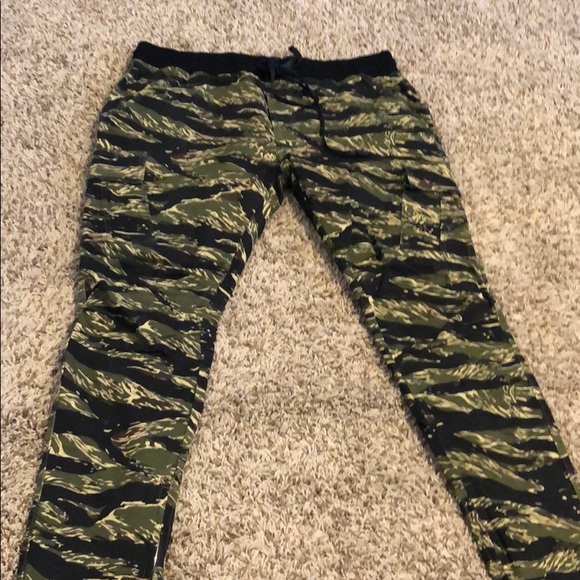 tiger camo pants slim